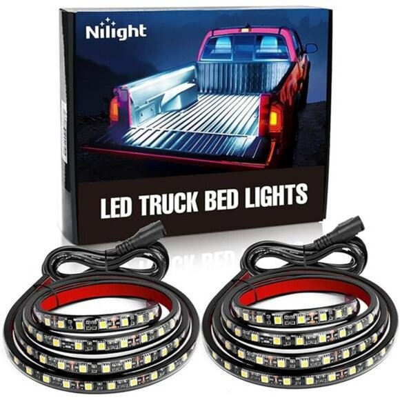 60 Inch LED Truck Bed Lights 2PCS Waterproof Strip Kit for Pickup SUV RV Boat - Picture 7 of 7